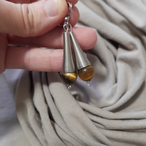 Náušnice s kameny - ocel