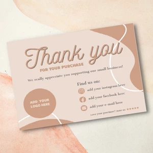 Thank You Card - Canva Template
