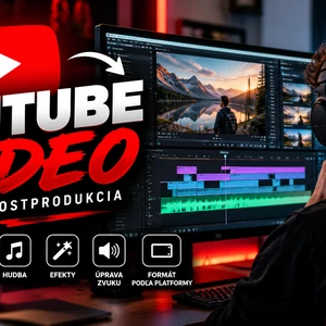 Zostrihám vaše dlhšie video na YouTube 