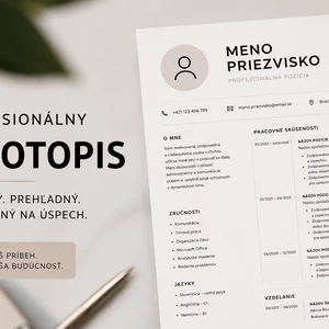 Vytvorím vám profesionálny životopis / CV