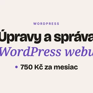 Upravím a spravujem váš WordPress web