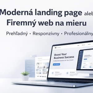 Vytvorím modernú landing page alebo jednoduchý firemný web