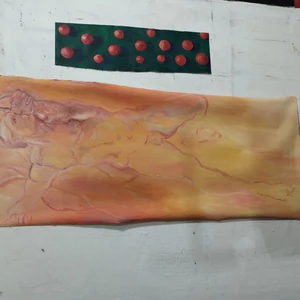 Figura volně podle Michelangela olej na plátně