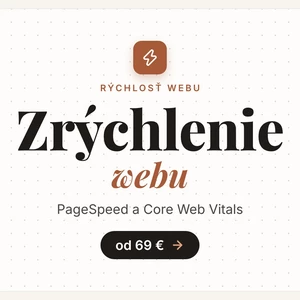 Zrýchlim váš web – lepšie Google PageSpeed skóre a Core Web Vitals