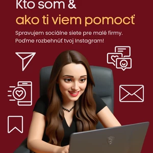 Budem vašou social media manažérkou a tvorcom obsahu